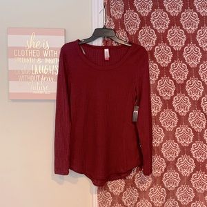 Burgundy sweater